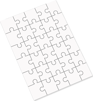 Hardboard Jigsaw Puzzle 30 Piece 6.88 x 9.84 inches - Imaging Spectrum