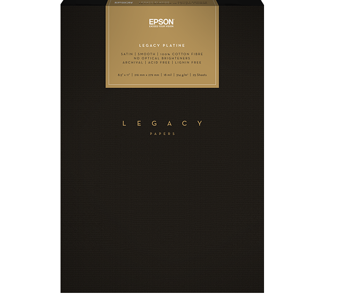 Epson Legacy Baryta II - 8.5" x 11" 25 Sheets (S450403)