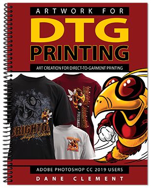 Artwork for DTG Printing Book by Dane Clement - Hardcopy