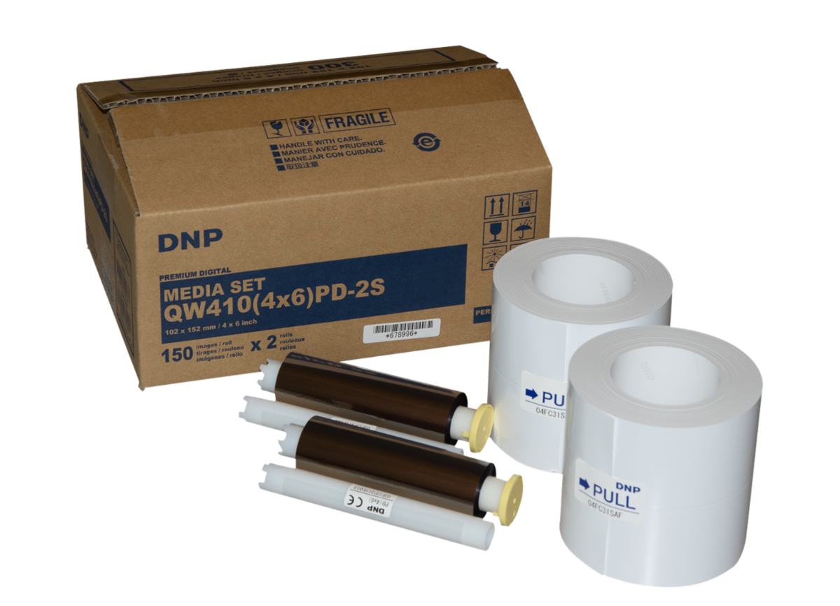 DNP 4" x 6" Center Perforated Print Kit for use with QW410 Printer