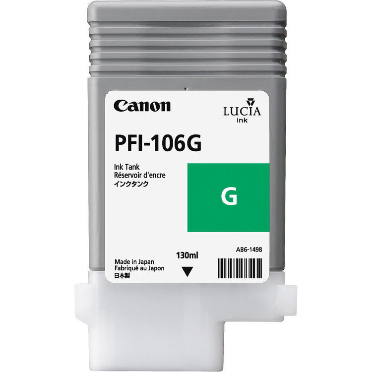 Canon 130ml PFI-106 Ink - Green (6628B001AA)