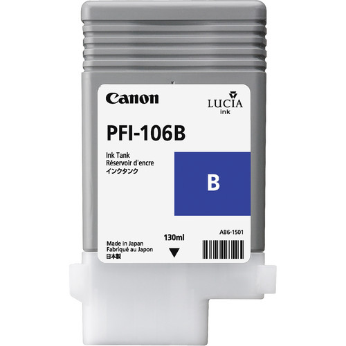 Canon 130ml PFI-106 Ink - Blue (6629B001AA)
