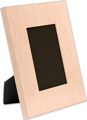 Unisub 8" x 10" Maple Natural Wood Picture Frame Holds 4" x 6" Photo
