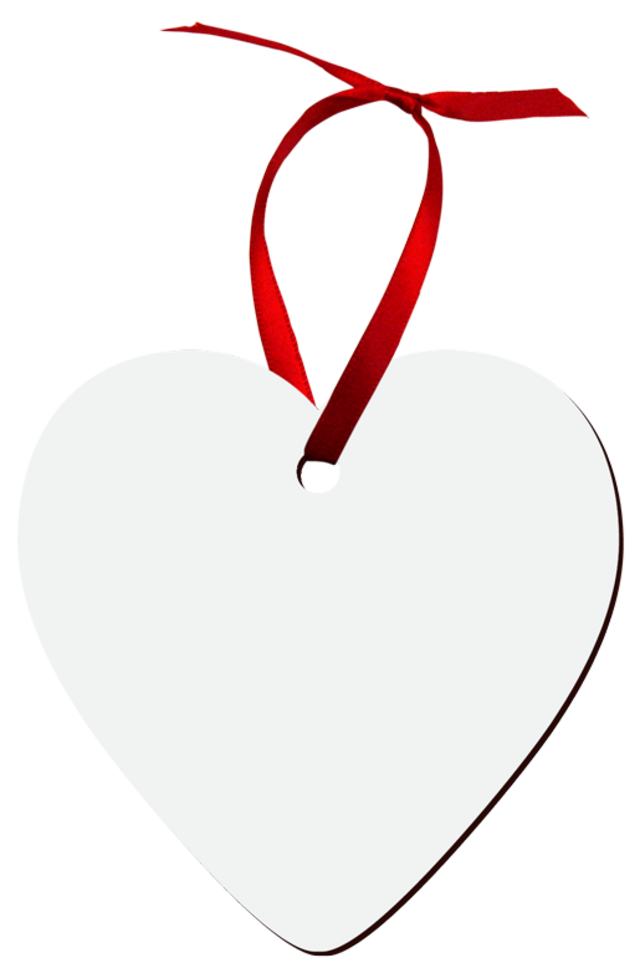 Unisub 3.25" Heart Ornament