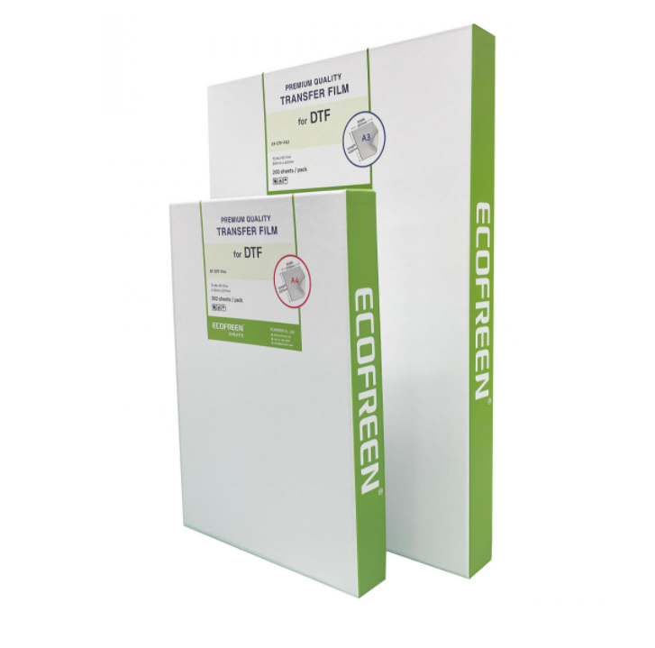 Ecofreen Transfer Film for Direct to Film (Cold Peel DTF) 14" x 16" 200 Sheets