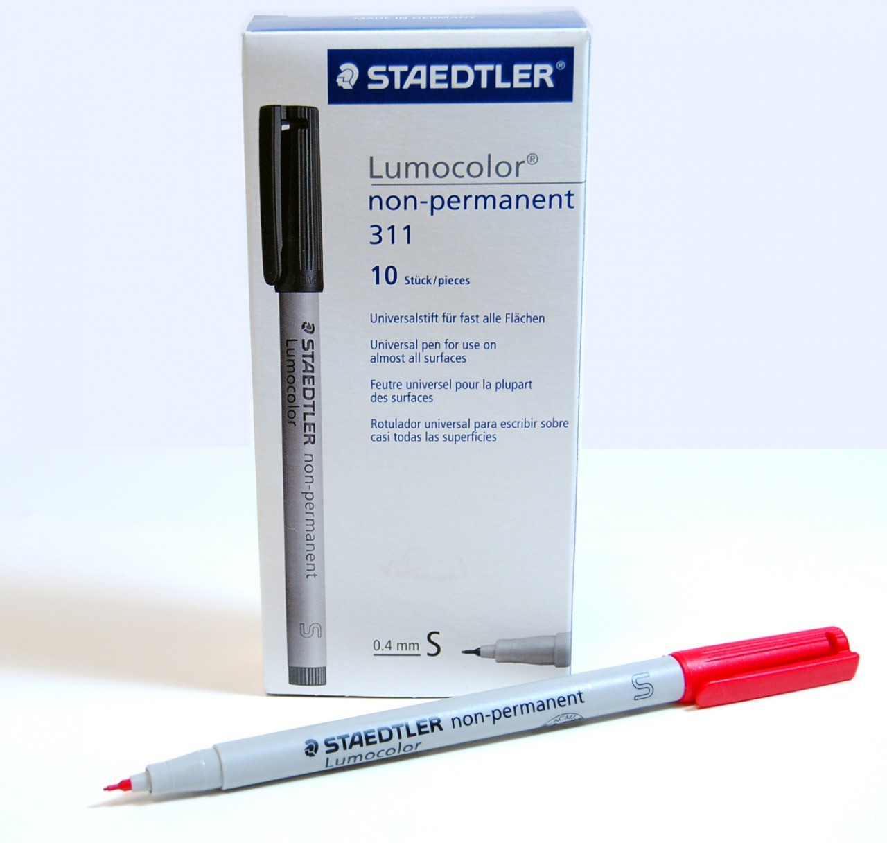 Graphtec Fiber Tip Pen Red (LUMOCOLOR-311-RED)