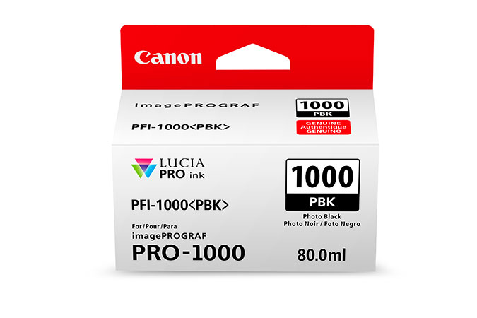Canon 80ml PFI-1000 LUCIA PRO Ink - Photo Black (0546C002)