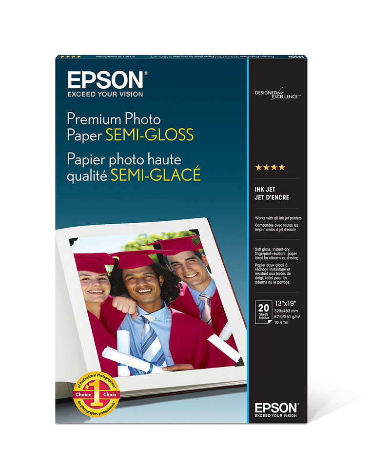 Epson Premium Semigloss - 13" x 19" 20 Sheets (S041327)