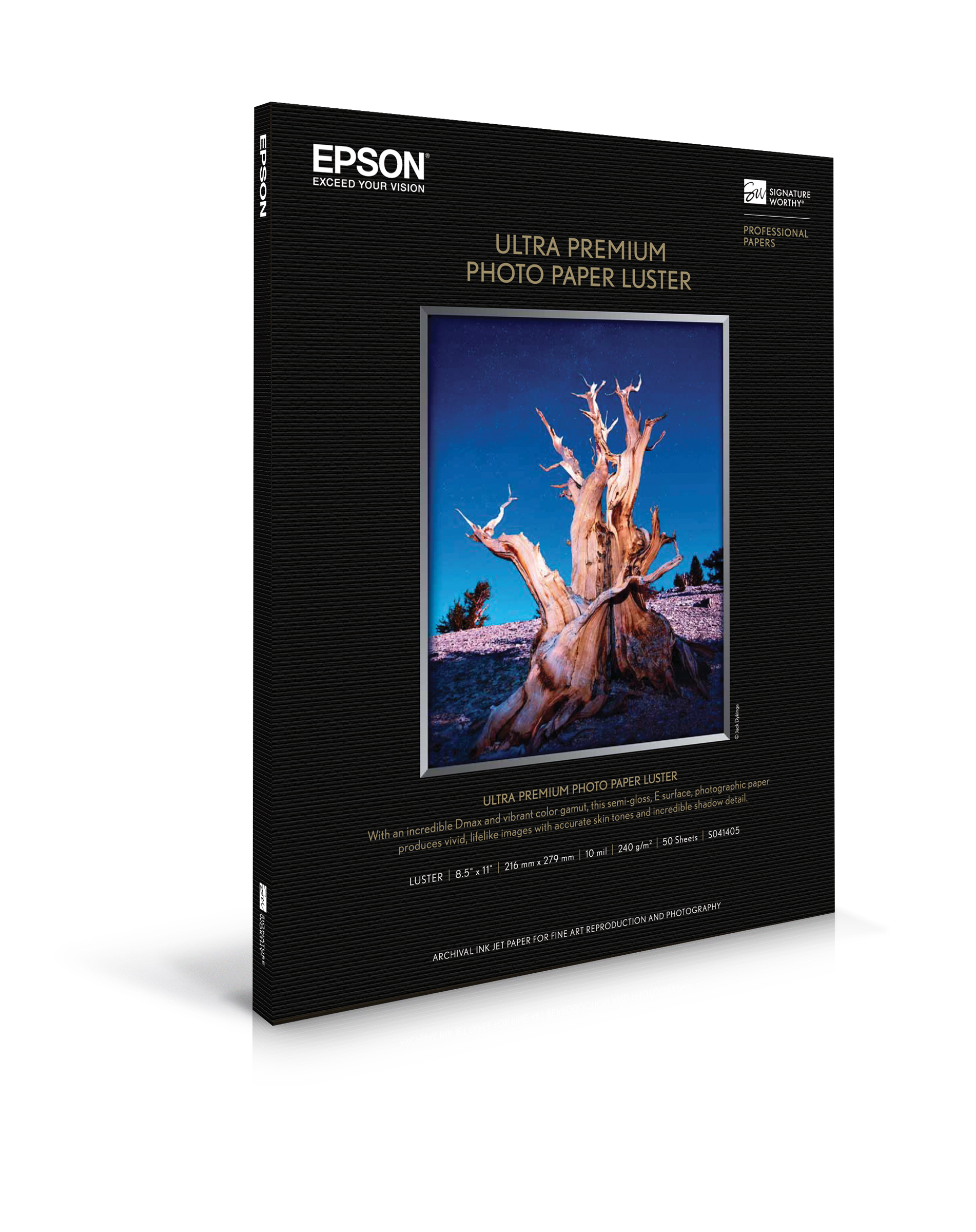 Epson Ultra Premium Luster - 8.5" x 11" 50 Sheets (S041405)