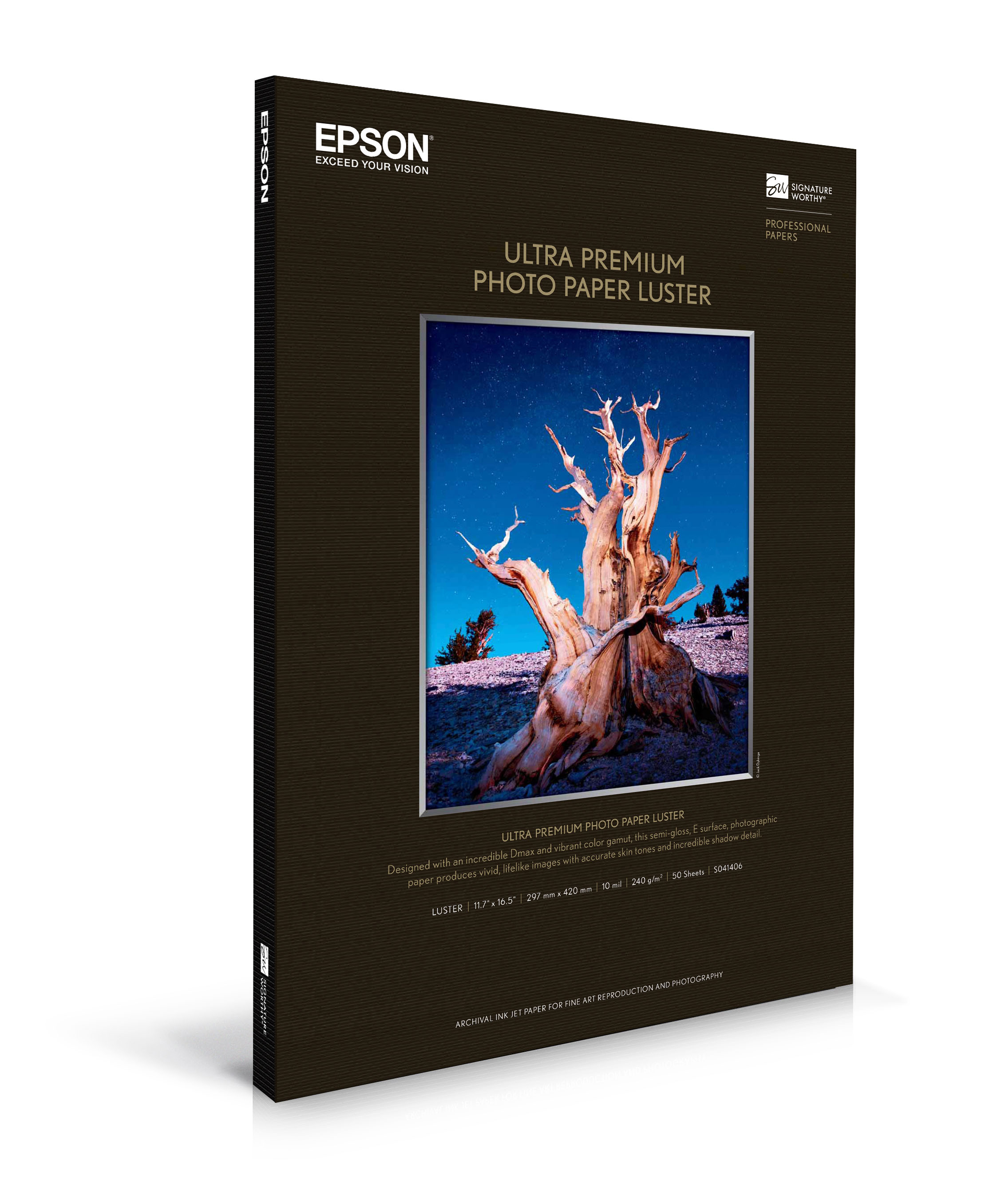 Epson Ultra Premium Luster - 11.7" x 16.5" 50 Sheets (S041406)