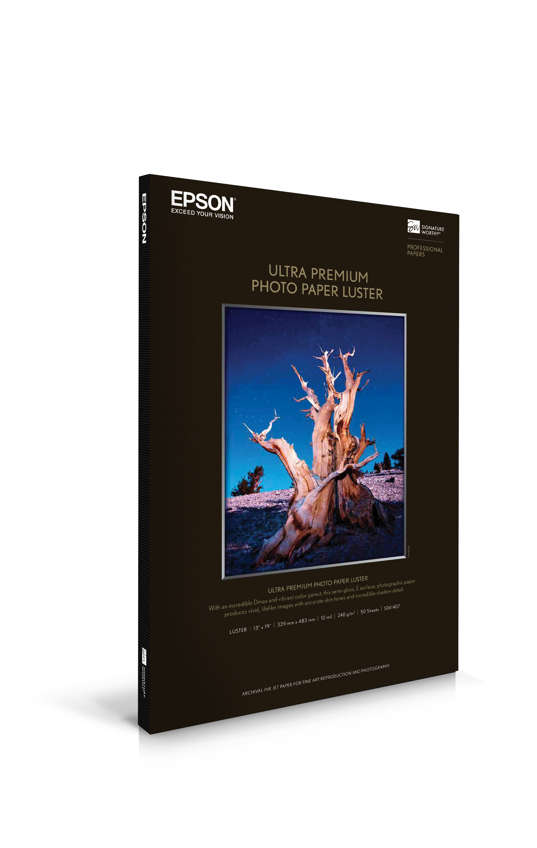 Epson Ultra Premium Luster - 13" x 19" 50 Sheets (S041407)