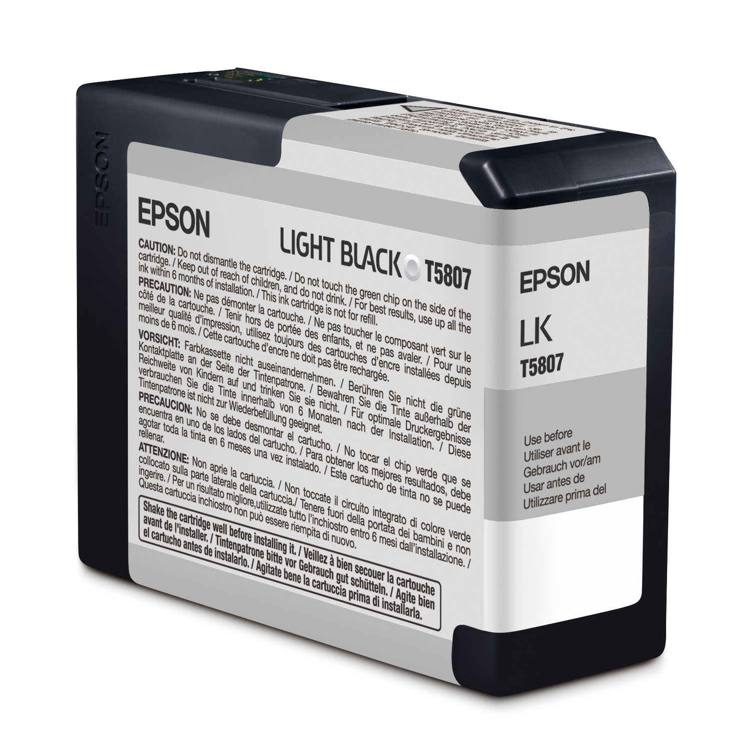 Epson 3800 Light Black Ink 80ml (T580700)