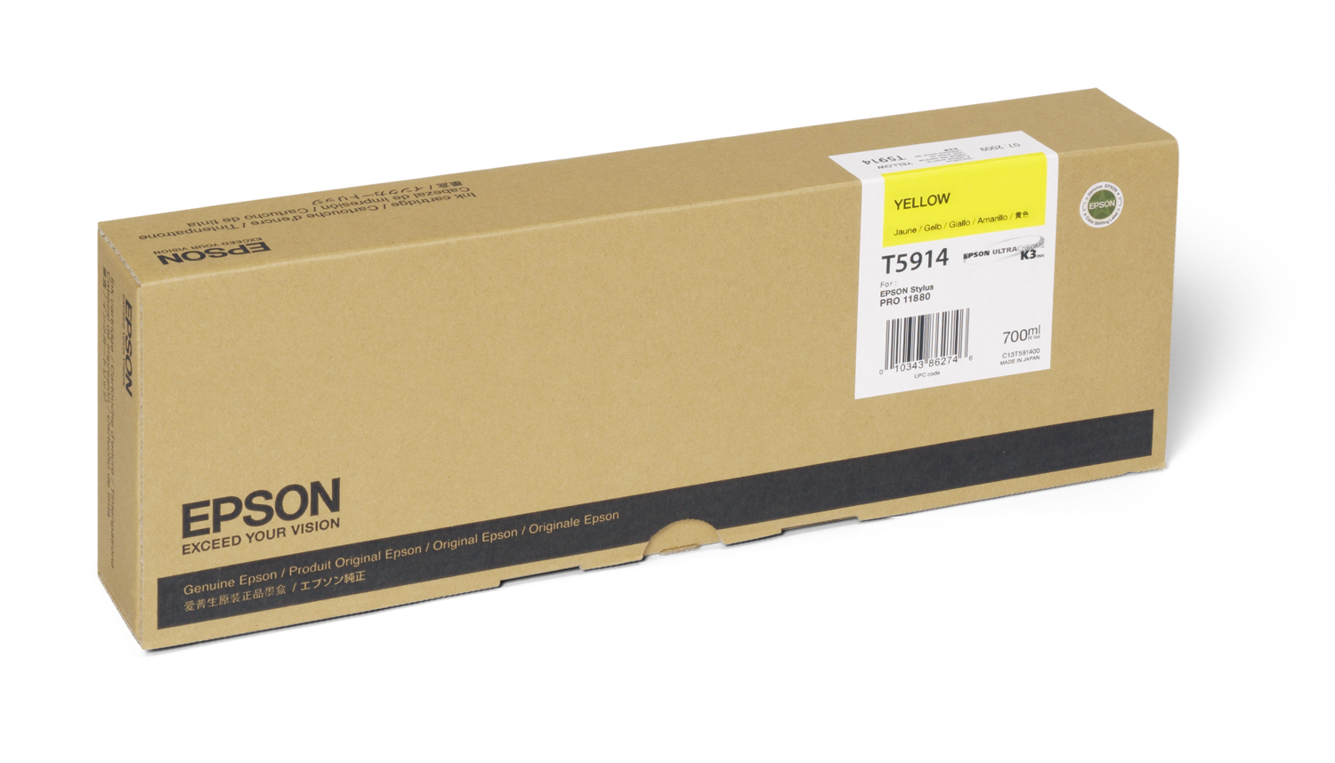 Epson 11880 Yellow Ink (700ml) (T591400)