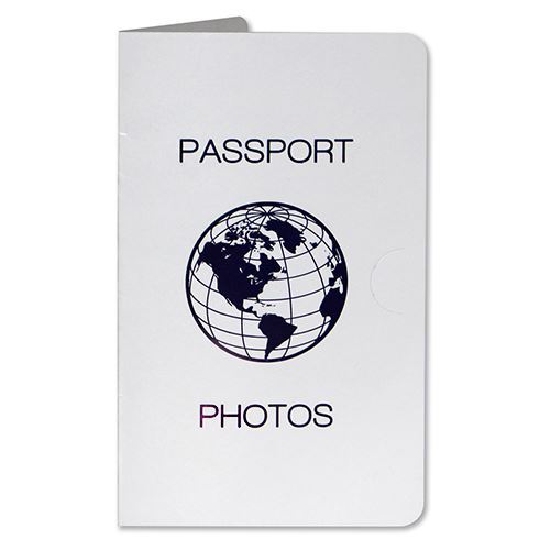 Passport Print Folder - White (500 Count)