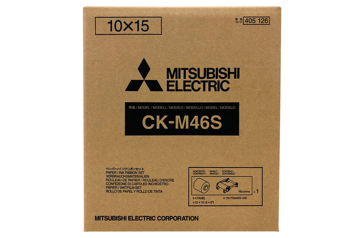 Mitsubishi 4x6 Print Kit for use with CP-M1A Printer