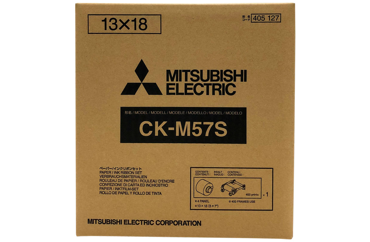 Mitsubishi 5x7 Print Kit for use with CP-M1A Printer