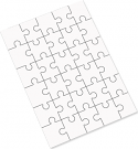Unisub 6.88" x 9.84" Hardboard Jigsaw Puzzle 30 Piece