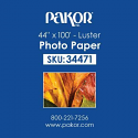 Pakor Photo Paper Luster - 44" x 100' Roll (1275-44100)